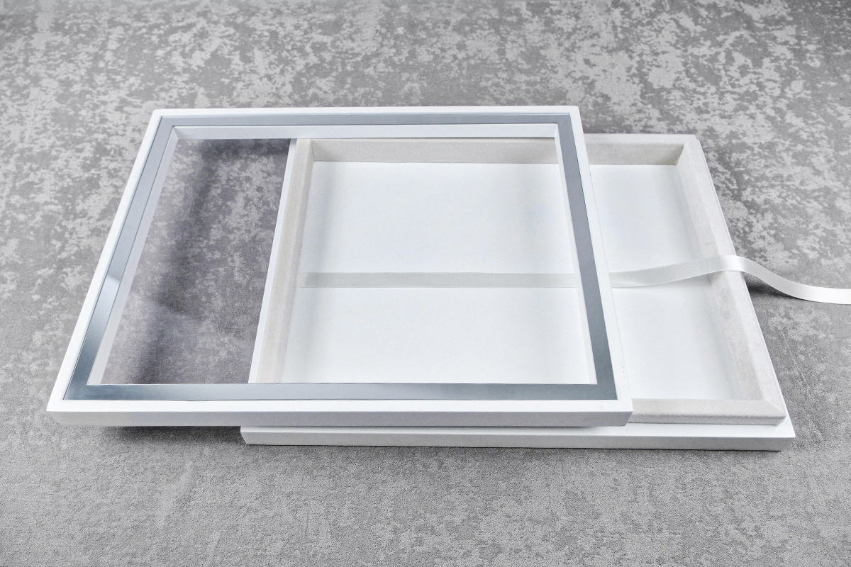 New Line Plexi Kutu Beyaz