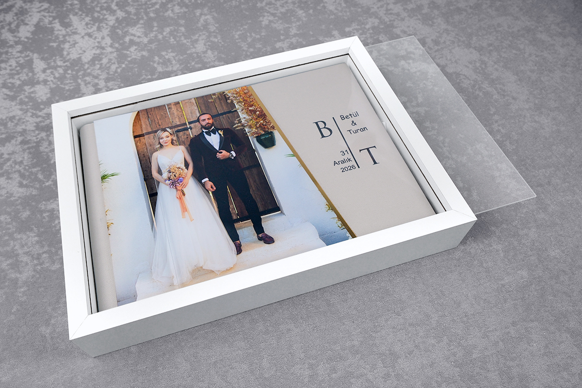 30x76 Plexi Kutu Beyaz